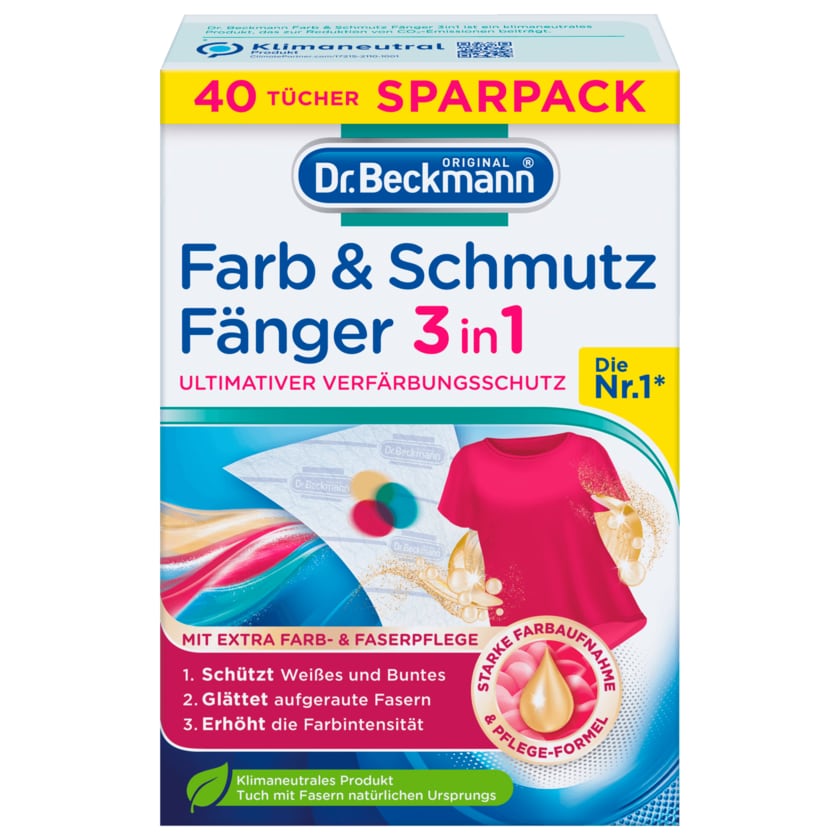 Dr. Beckmann Farb- & Schmutzfänger 3in1 40 Stück